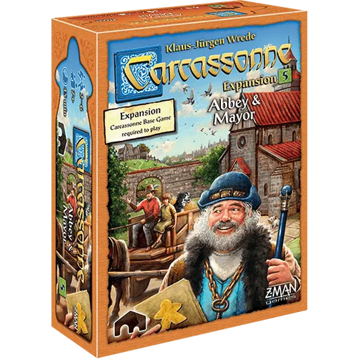 Brain-Games.lv galda spēles Carcassonne #5 Abbey & Mayor (paplašinājums) (Skandināvu)