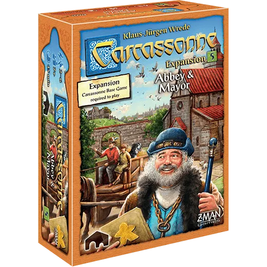 Brain-Games.lv galda spēles Carcassonne #5 Abbey & Mayor (paplašinājums) (Skandināvu)