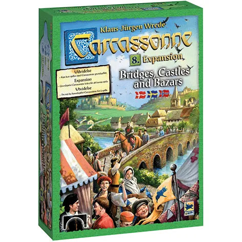 Brain-Games.lv galda spēles Carcassonne #8 Bridges, Castles & Bazars (paplašinājums)