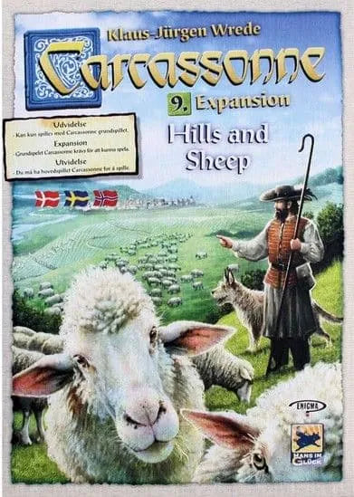 Brain-Games.lv galda spēles Carcassonne #9 Hills & Sheep (paplašinājums) (skandināvu)
