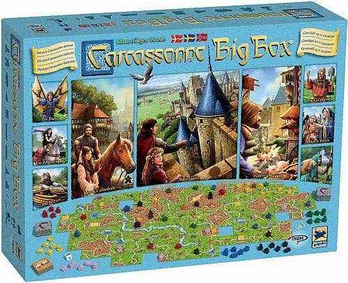 n/a galda spēles Carcassonne Big Box (skandināvu valodās)