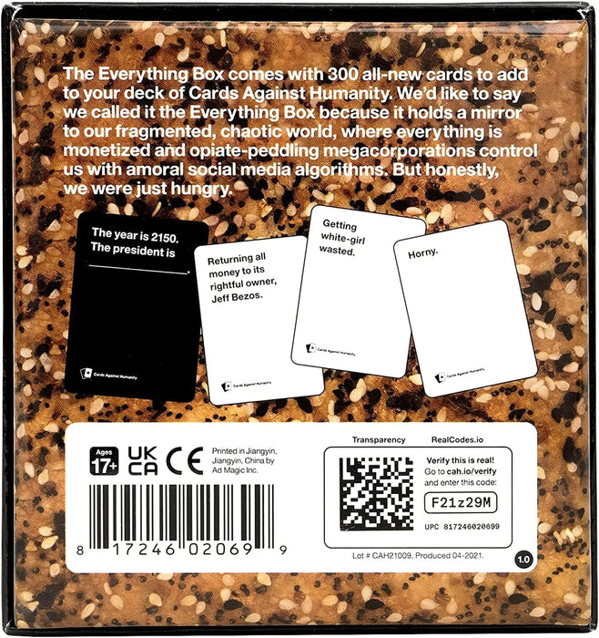 Brain Games LV Cards Against Humanity Everything Box