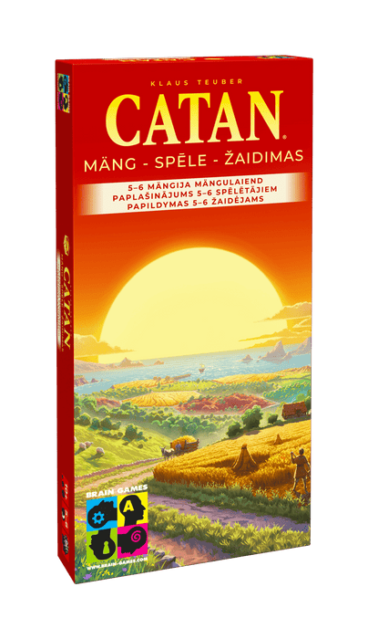 Brain Games galda spēles Catan: 5–6 spēlētāji (2025, paplašinājums)