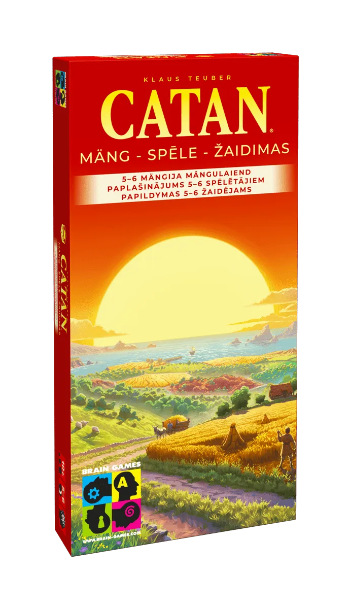 Brain Games galda spēles Catan: 5–6 spēlētāji (2025, paplašinājums)