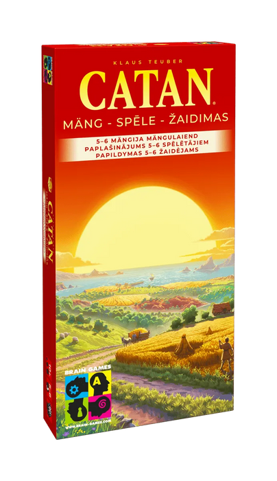Brain Games galda spēles Catan: 5–6 spēlētāji (2025, paplašinājums)