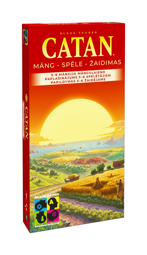 Brain Games galda spēles Catan: 5–6 spēlētāji (2025, paplašinājums)