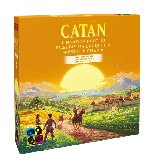 Brain Games galda spēles Catan: Pilsētas un bruņinieki (2025, paplašinājums)