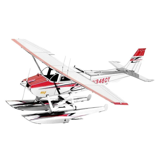 Brain Games LV Mēroga modelis Cessna 182 Floatplane, metāla konstruktors