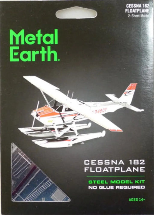 Brain Games LV Mēroga modelis Cessna 182 Floatplane, metāla konstruktors