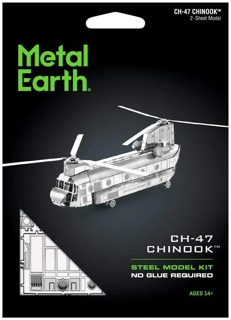 Brain Games LV Mēroga modelis CH-17 Chinook, metāla konstruktors