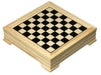Brain Games LV galda spēles Chess-Checkers-Backgammon-Ludo, wooden