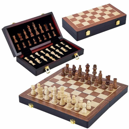 Brain Games LV Chess set wood folding ash wood 38 x 38 x 2,5 cm / PU 1/16