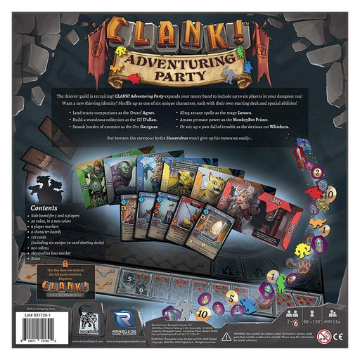 Brain Games LV galda spēles Clank! Adventuring Party (paplašinājums)