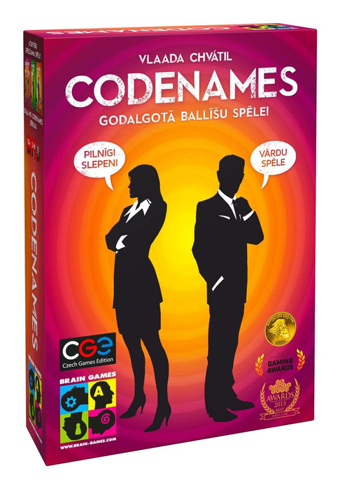 BrainGames galda spēles Latviešu Codenames
