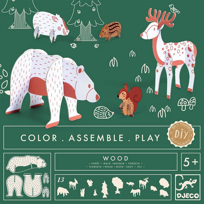 Brain Games LV Color-Assemble-Play - Wood