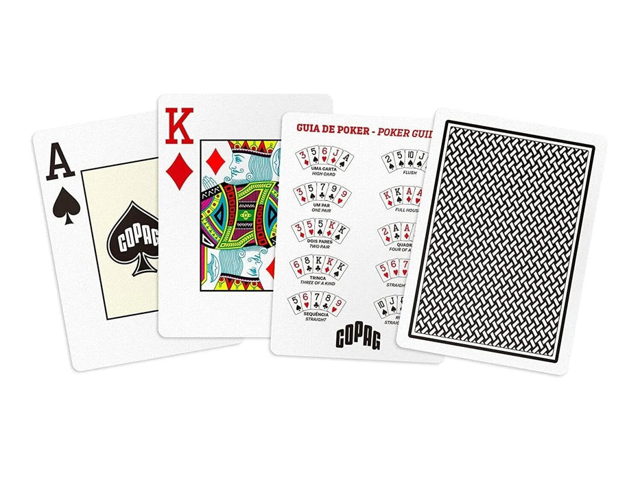 Brain Games LV galda spēles COPAG TEXAS HOLDEM JUMBO INDEX RED / BLACK