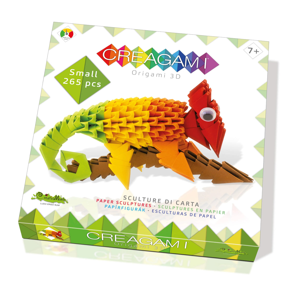 N/A Modeļi Creagami Chameleon S origami komplekts