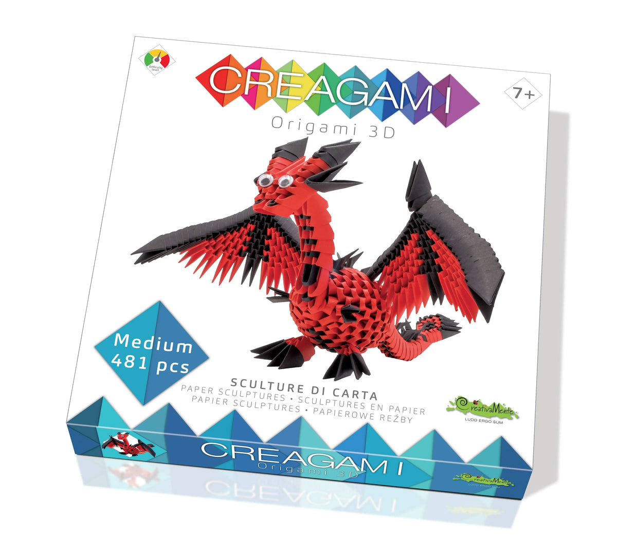 N/A Modeļi Creagami Dragon M origami komplekts