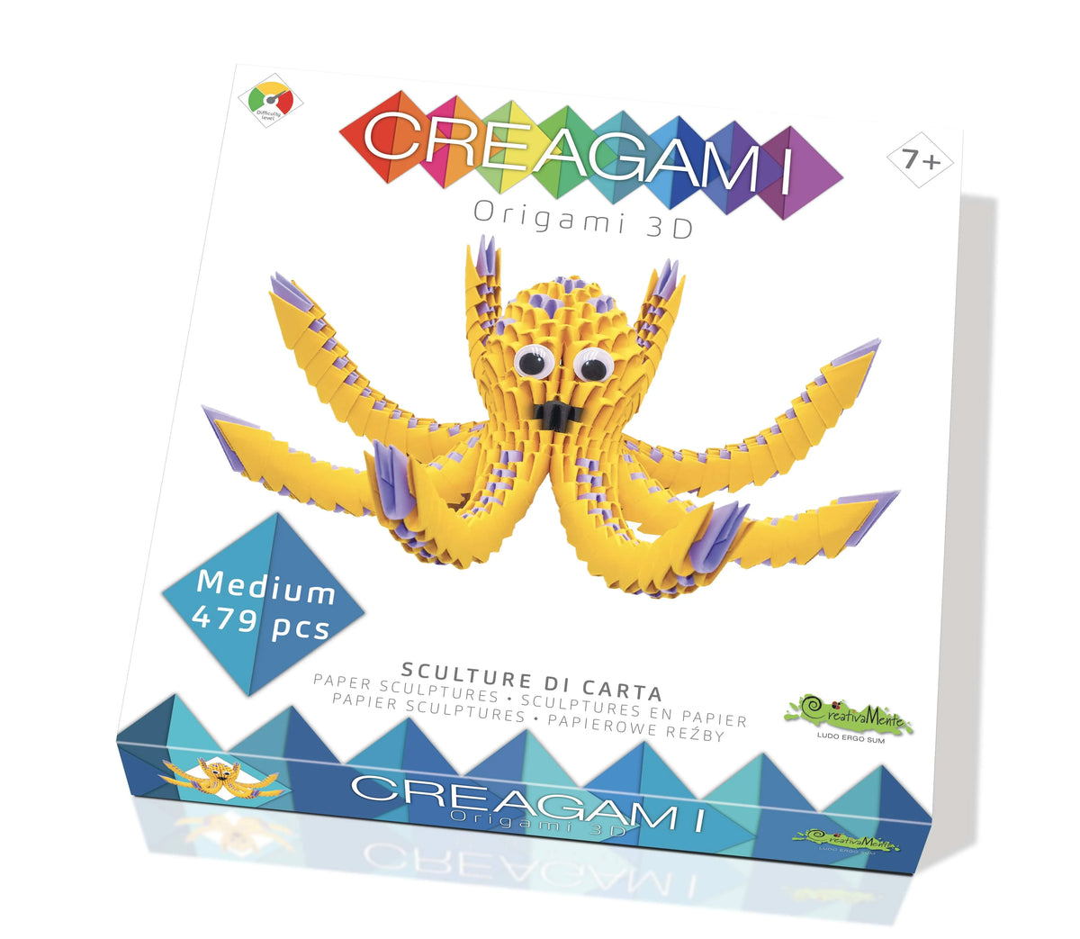 N/A Modeļi Creagami Octopus M origami komplekts