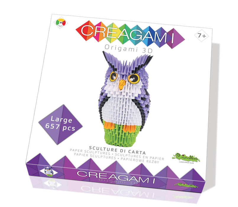 N/A Modeļi Creagami Owl L origami komplekts