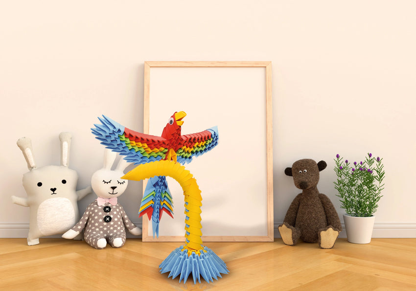 N/A Modeļi Creagami Parrot S origami komplekts