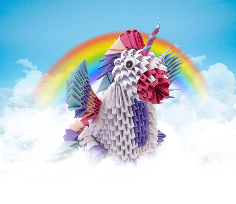 N/A Modeļi Creagami Unicorn L origami komplekts