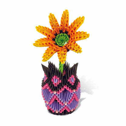 N/A Modeļi Creagami Vase with flower L origami komplekts