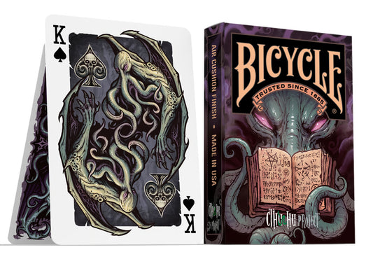 Brain Games LV Cthulhu Mythos Necronomicon Bicycle Poker Deck