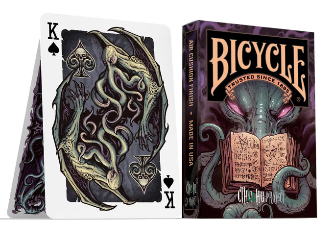 Brain Games LV Cthulhu Mythos Necronomicon Bicycle Poker Deck