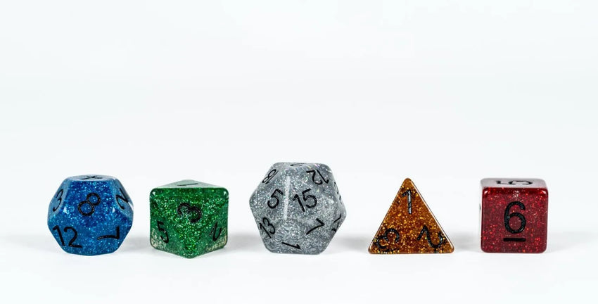 Brain Games LV D&D 50th Anniver, Commemorative Dice Set