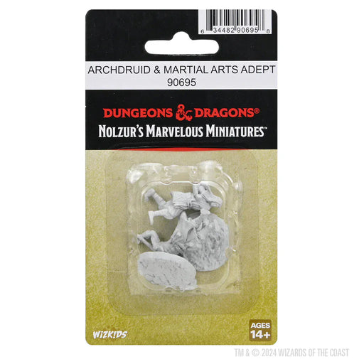 Brain Games LV D&D Nolzurs Marvelous Minis W24 Archdruid & Martial Art Adept
