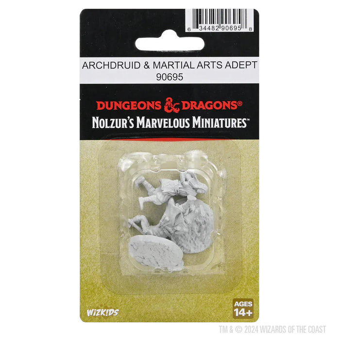 Brain Games LV D&D Nolzurs Marvelous Minis W24 Archdruid & Martial Art Adept