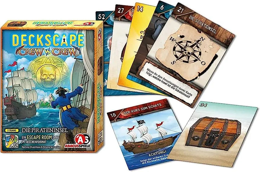 n/a galda spēles Deckscape Crew vs Crew: The Pirates' Island
