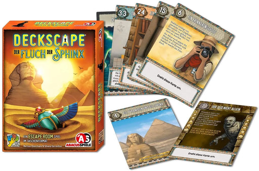 Brain-Games.lv galda spēles Deckscape: Curse of the Sphinx