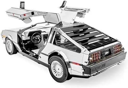 n/a Mēroga modelis DeLorean, metāla konstruktors