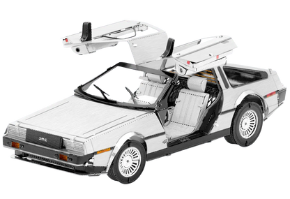 n/a Mēroga modelis DeLorean, metāla konstruktors