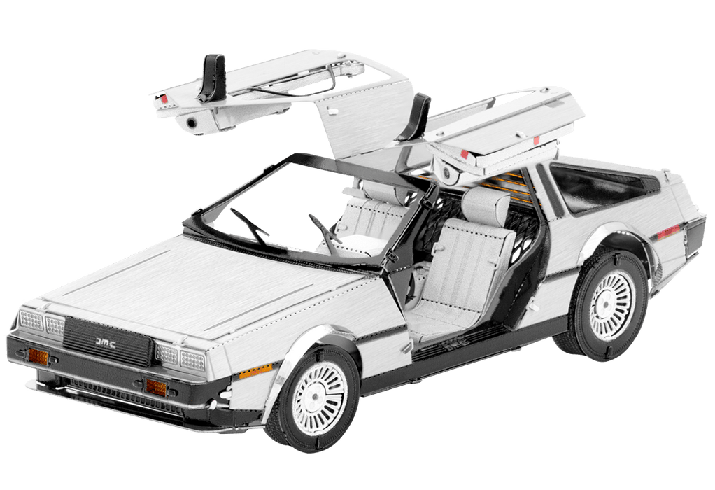 n/a Mēroga modelis DeLorean, metāla konstruktors