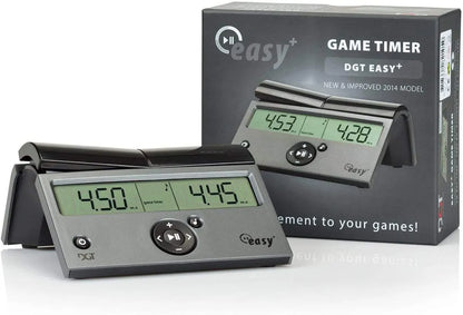 Brain-Games.lv DGT Easy - digitālais šaha pulkstenis (melns)