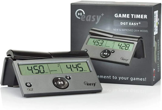 Brain-Games.lv DGT Easy - digitālais šaha pulkstenis (melns)