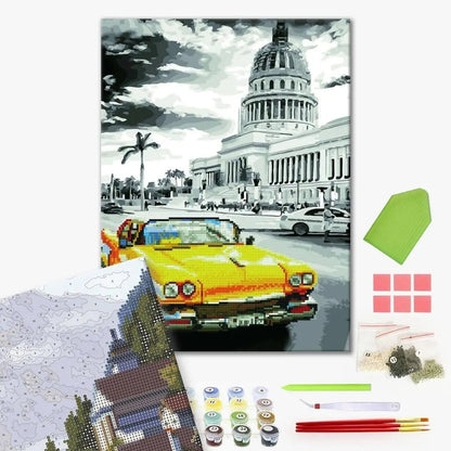 Brain Games LV Diamond mosaic - Yellow retro