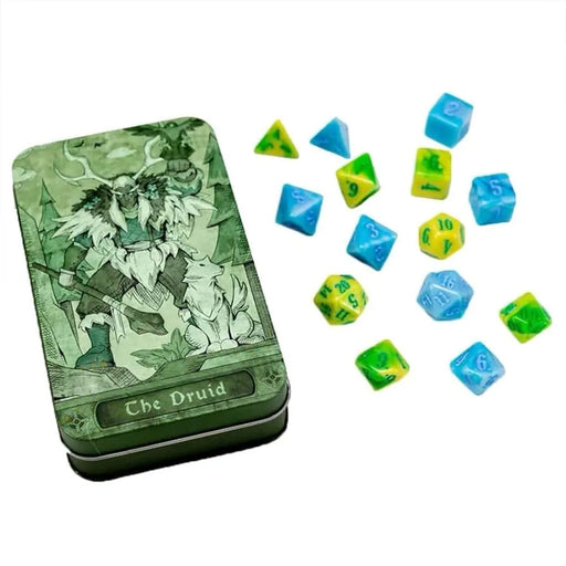 Brain Games LV Dice Set Druid (Pathfinder and 5E)