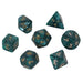 Brain Games LV Dice set (Green marble/pearl)