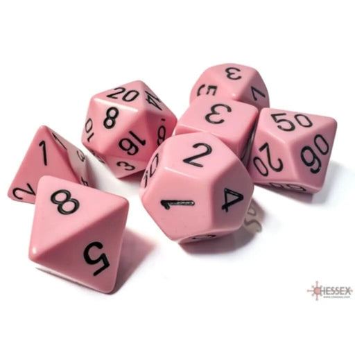 Brain Games LV Dice Set Pastel Poly Pink (7)