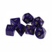 Brain Games LV Dice set (Purple marble/pearl)