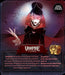 Dice Throne Vampire Lord varoņa karte ar tumšu, gotisku ilustrāciju un spēles statistikas aprakstu.