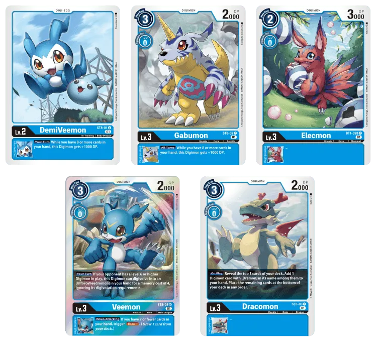 Brain Games LV galda spēles DIGIMON kāršu spēles - Starta komplekts- UlforceVeedram