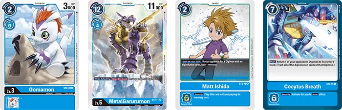 Brain Games LV galda spēles DIGIMON kāršu spēles Startera komplekts: Cocytus Blue