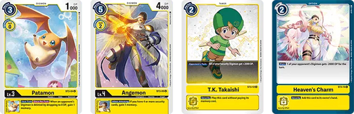 Brain Games LV galda spēles DIGIMON kāršu spēles startera komplekts: Heaven's Yellow