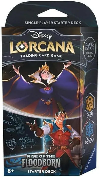 n/a n/a Disney Lorcana: Rise of the Floodborn TCG Starter Deck Amber & Sapphire