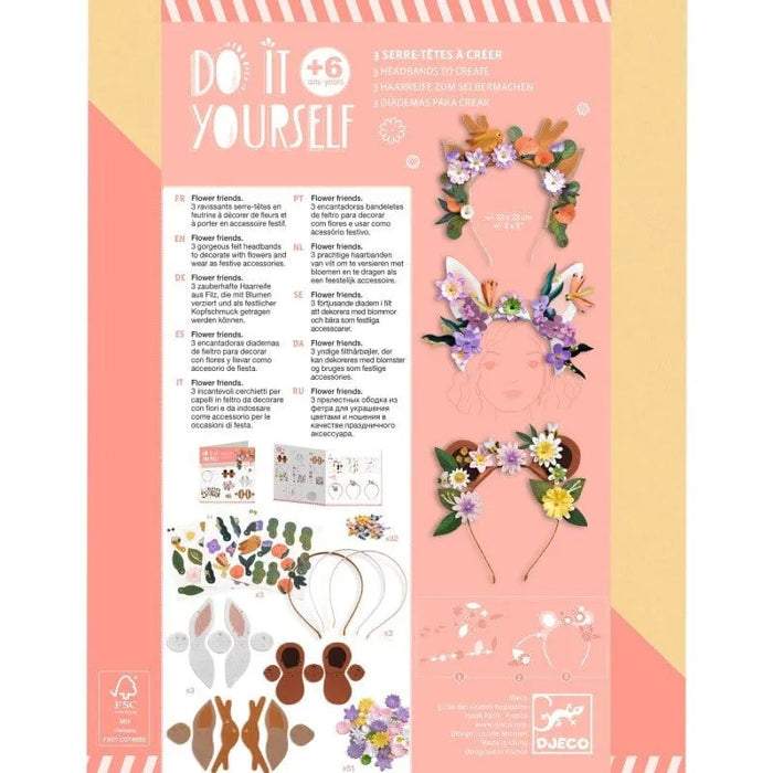 Brain Games LV DIY - Create - Headbands - Flower friends